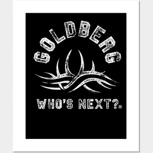 Goldberg Who's Next Fight Type Posters and Art